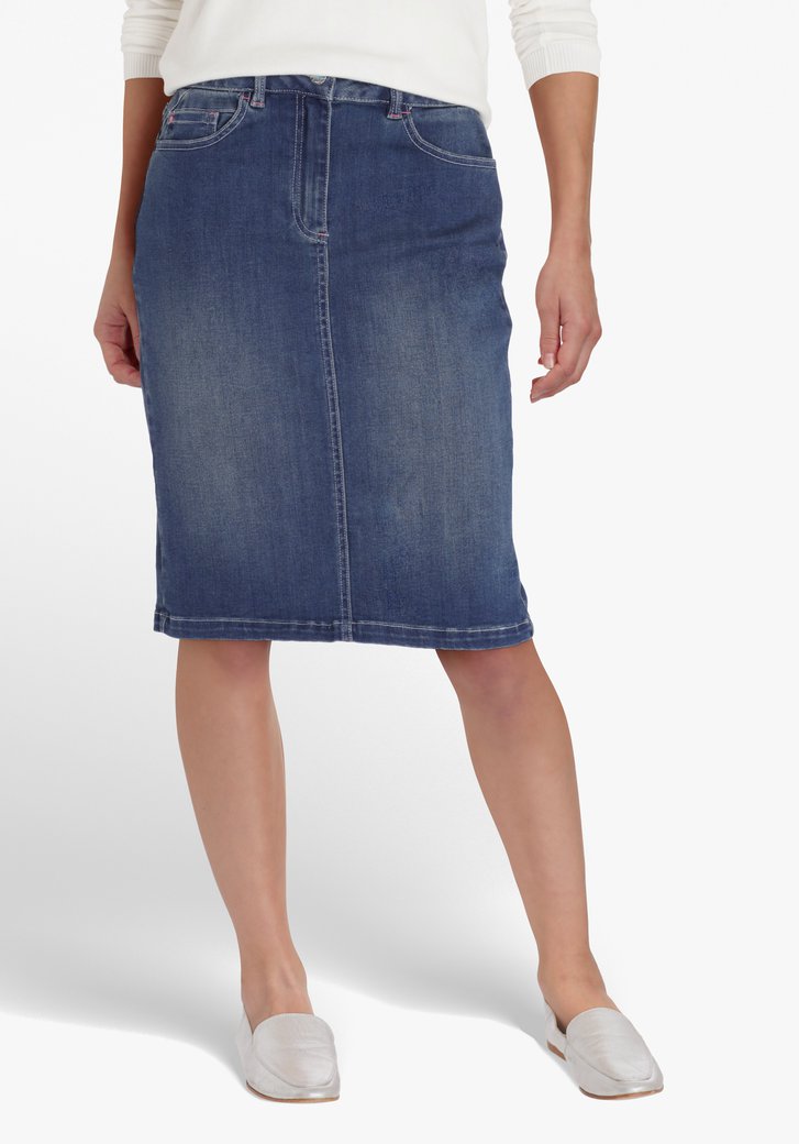 Donkerblauwe jeansrok van Diane Laury | | e5