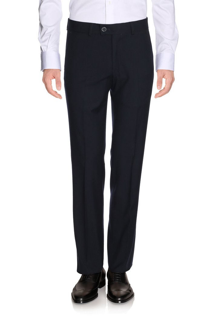 Donkerblauwe kostuumbroek - slim fit van Dansaert Black | | e5