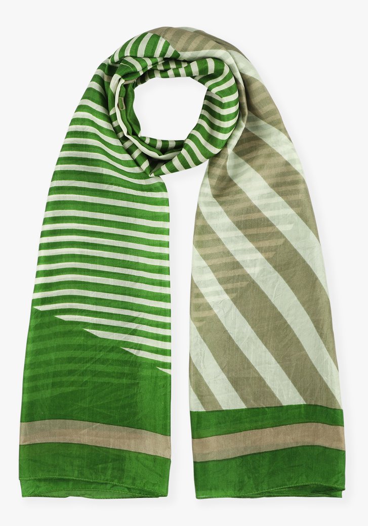 Grijs-groene sjaal