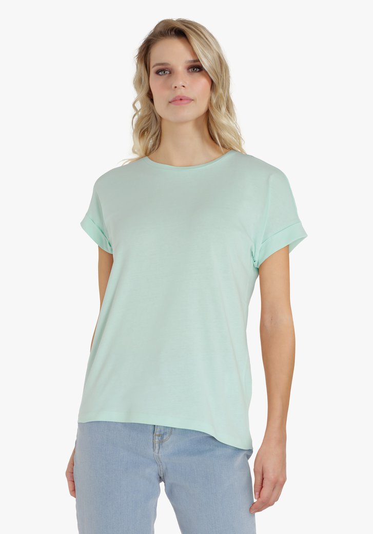 Groenblauw T-shirt