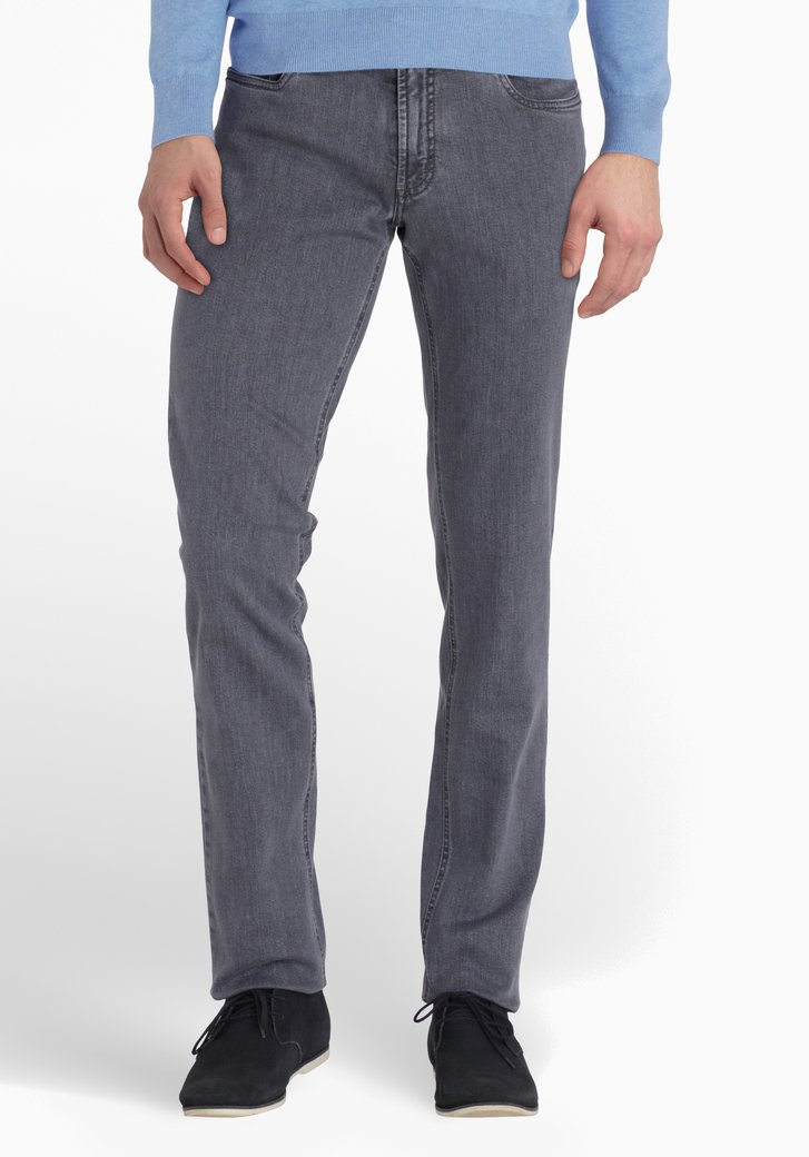 Lichtgrijze jeans - Jackson - regular fit