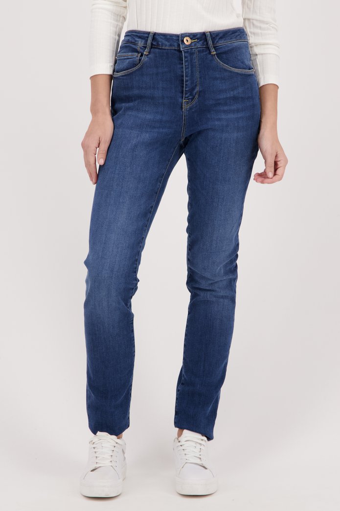 Medium blauwe jeans - Lily - slim fit - L32