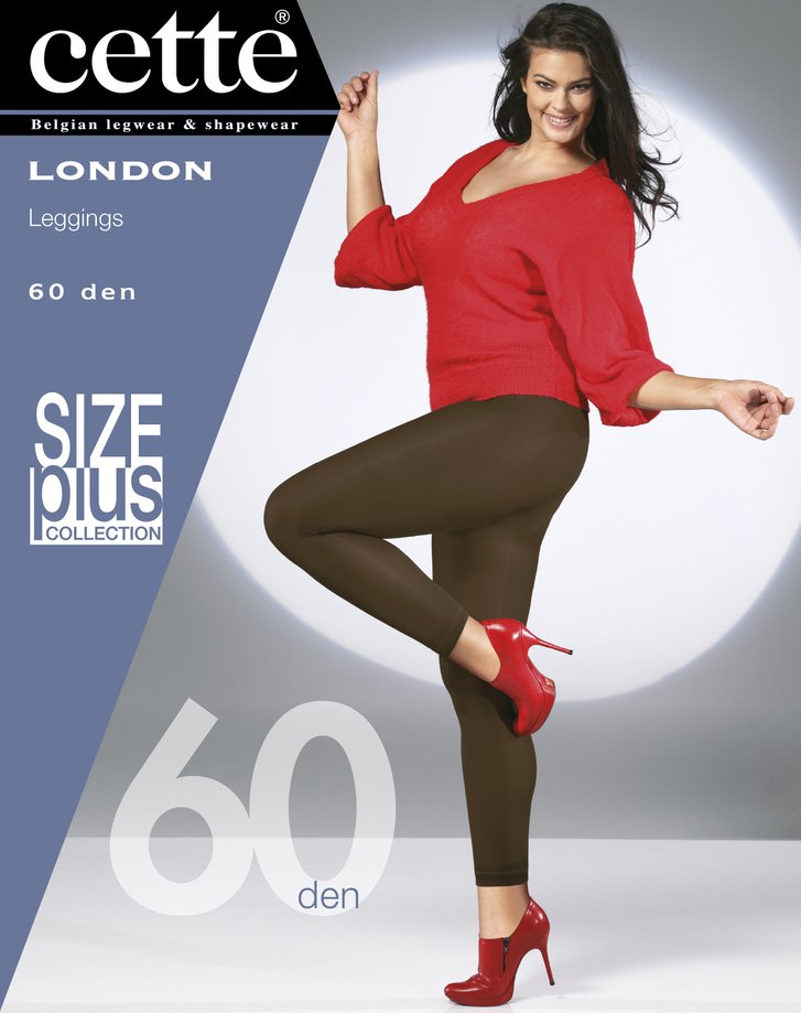 Nylon legging London black - 60 den