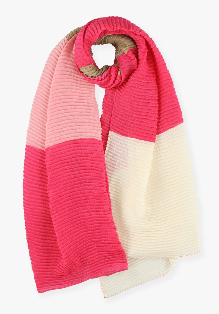 Sjaal in roze tinten
