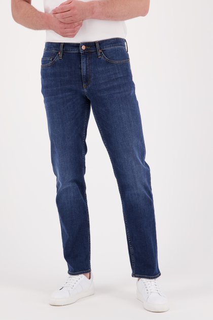 Donkerblauwe jeans - Tom - regular fit - L32.